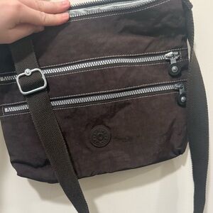 Kipling Dark Brown Crossbody Bag